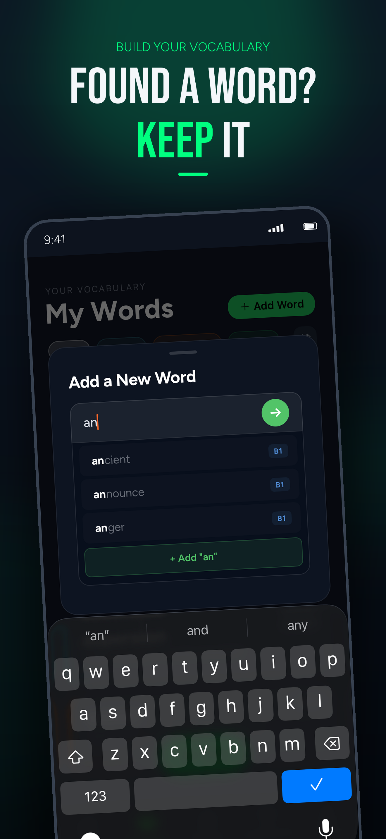 Vocary Add Word